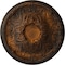 Ekena Millwork Tristan Ceiling Medallion (Fits Canopies up to 5 1/2"), Hand-Painted Rust, 26"OD x 3"P CM26TNRUS - alternate 1